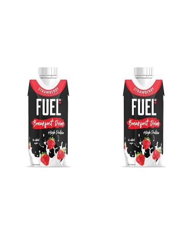 FUEL10K 330ml Strawberry Breakfast Milk Drink - Pack of 16