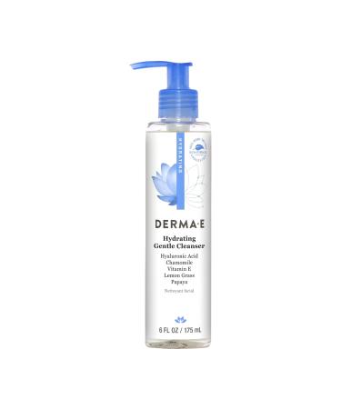 Derma E Hydrating Gentle Cleanser Hyaluronic Acid 6 fl oz (175 ml)