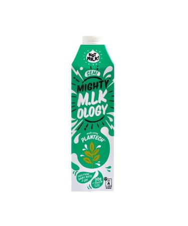 Mighty M.lkology Semi | Oat Milk | Vegan Dairy Free Milk Alternative 1L (1x1L) | Looks & Tastes Like Milk | Free from Lactose Nut & SOYA | High Plant Protein | No Added Sugar | UHT | Milkology