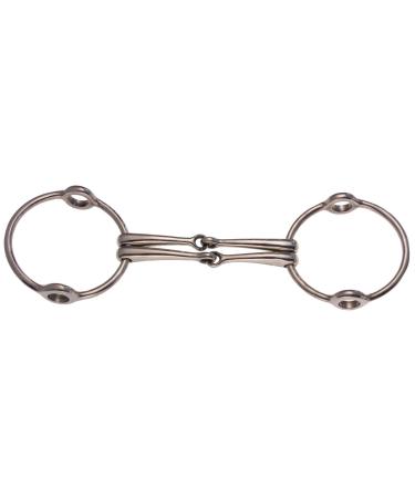 ARBO-INOX Polo bit pull-on double bridle 13 5cm