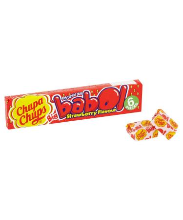 Buy 5 x 6 Soft Strawberry Chewing Gum - Fruity Snack for Sweet Indulgence | International Shipping Available - Buy Online on SooperMarket.com