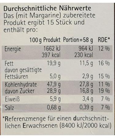 Buy Vegan Nut Cake Baking Mix - Quick Prep for R kruchen - 520g | International Shipping - Buy Online on SooperMarket.com