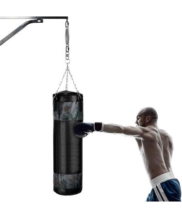 SELEWARE Heavy Boxing Punching Bag Spring Hanging Kit  300LB Capacity Heavy Duty Spring with Swivel & 2 Carabiners  360 Rotational Hanging Accessory for Heavy Boxing Punching Bag With Swivel - B - Buy Online on SooperMarket.com
