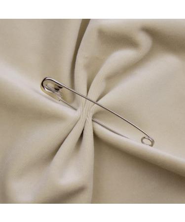 Tkiaea 3 Inches Large Safety Pins Pack of 50 Big Heavy Duty Safety Pins Safety Pins Bulk Stainless Steel Safety Pins Silver - Buy Online on SooperMarket.com