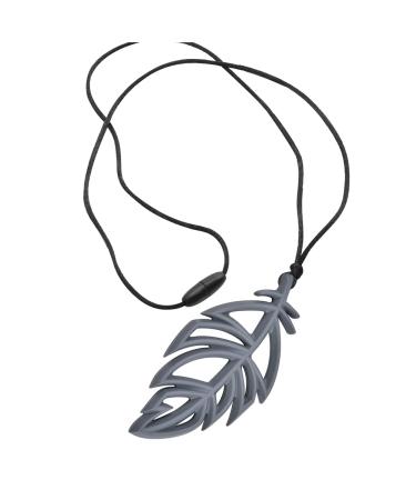 Soft Silicone Chewing Necklace for Kids and Adults - Grey Sensory Chew for Oral Motor Skills - Buy Online on SooperMarket.com
