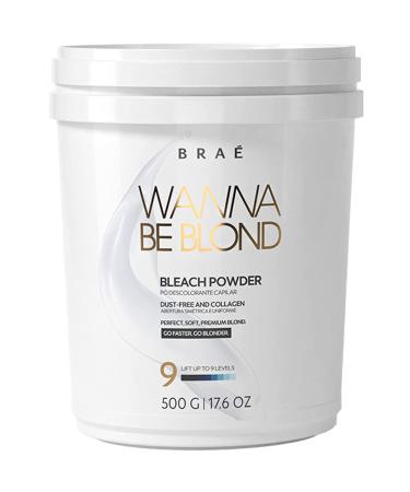 Brae Wanna Be Blond Bleach Powder - Collagen-Rich Formula - Safe to Use - Conditioning Effect - Easy to Apply - No Dust Release