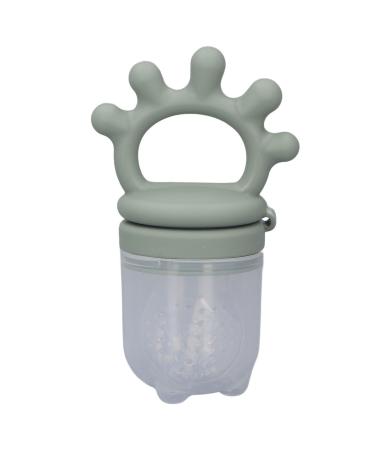 Silicone Baby Food Dispenser To Relieve Gum Pain When Using Baby Food (Olive Green)