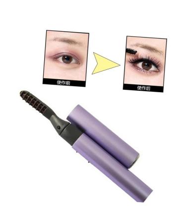 Balacoo Eyelash Quick Natural Curling Electro-Thermal Eyelash Curler Heated Eyelash Curler Eyelashes Curler Purple Curly Four Generations Mini Heated Eyelash curlers