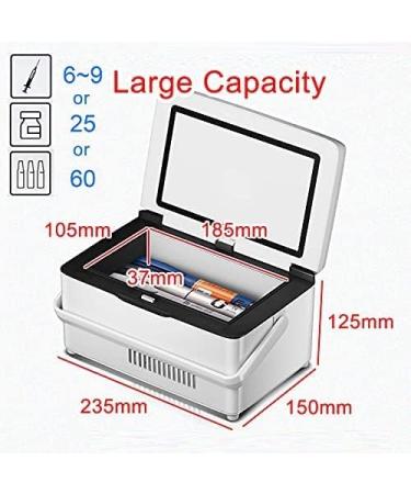 High Capacity Portable Insulin Vaccine Cooler Refrigerator Box Mini Insulin Cooler Car Refrigerator Keeps Medication Cooler and Insulated 2 X Battery Collector88 - Buy Online on SooperMarket.com