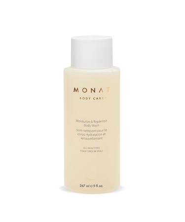 MONAT BODY CARE Moisturize & Replenish Body Wash Hydrating Shower Gel Nourishing Body Cleanser Natural Botanical Body Wash Skin Hydration Cleanser for Dryness Spa Quality Body Wash