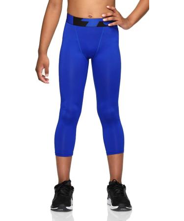 TSLA Boys Youth UPF 50+ Compression Pants 2-Pack, White/Blue, Size 6 - Buy Online on SooperMarket.com