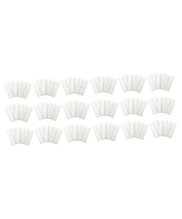 Housoutil Clear Tape 90 Sheets Transparent Stickers Eyelid Sticker Tape Eyelid Shadow Sticker Makeup Eyelid Tape Double Stick Tape Fiber Eyelid Strips White Beauty Stickers Man No Trace