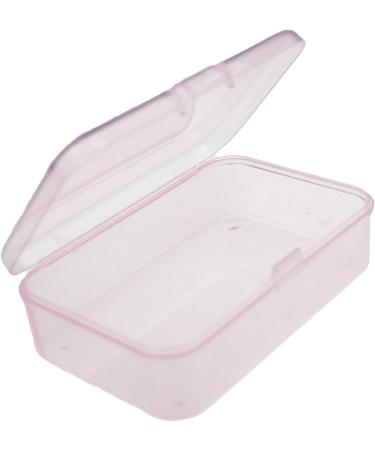 Goodma 12 Pieces Mini Rectangular Plastic Boxes - Pink Storage Organizer Containers with Hinged Lids (3.3 x 2.2 x 1 inch) - Buy Online on SooperMarket.com