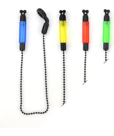 Carp Fishing Swinger Set with Bite Indicators - Red Yellow Blue & Green - 4 Pack for Accurate Fishing - Buy Online on SooperMarket.com