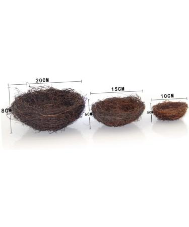 Buy WOFASHPURET Hamster Gerbil Bed Nest - Flower Decoration Rattan & Feather Ornament (15cm) - Buy Online on SooperMarket.com