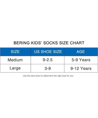 BERING Kids' Athletic Ankle Socks 6 Pairs - White Low Cut Tab for Youth Boys Girls (Large) - Buy Online on SooperMarket.com