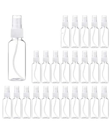GeRRiT Plastic Spray Bottle Portable Travel Container Fine Mist Spray Dispenser Bottle Transparent Empty Fine Mist Spray Bottle for Cleaning Gardening Plant (Color : Clear Size : 100ml) 100ml Clear