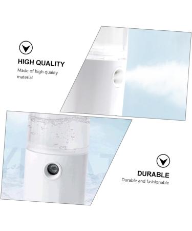 Baluue 1pc Hydrating Instrument Mist Sprayer Mini Mister Electric Face Facial Mister White Abs - Buy Online on SooperMarket.com