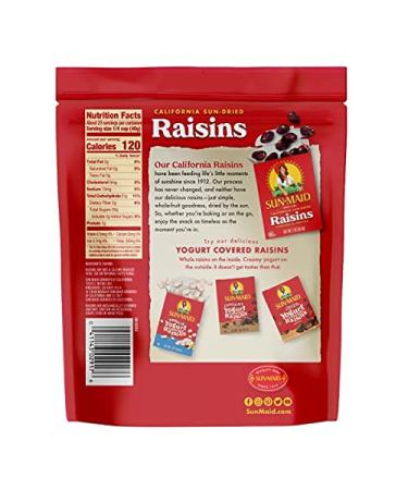 Sun-Maid California Raisins 64oz - 2 Packs of 32oz Resealable Bags - Buy Online on SooperMarket.com