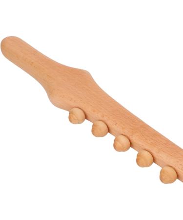 Wooden Gua Sha Tools & Pearl Massage Roll - Relieve Fatigue & Soothe Shoulders Neck Back | International Shipping - Buy Online on SooperMarket.com