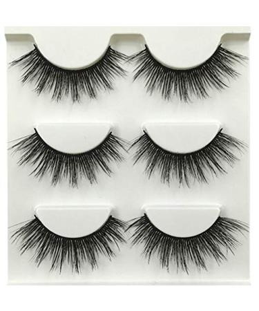 Desikixudy 3D-16 False Eyelashes Handmade 3D Eyelashes Soft And Comfortable Natural And Long Slim