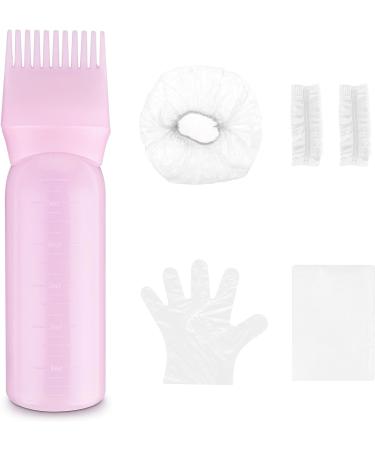 Root Comb Applicator Bottle Brush 6oz - Hair Dye & Scalp Treatment Tool (Pink) - Buy Online on SooperMarket.com