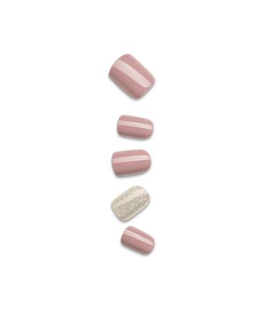 KISS IMPRESS PRESS-ON Manicure One More Chance | Short Quadratic Nails with PureFit Technology | Includes Cleaning Pad Mini File & 30 Artificial Nails - Buy Online on SooperMarket.com