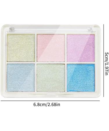 Chrome Nail Powder Shiny Nail Glitter Powder Nail Art Pigment Powder Set for DIY Nail Decor 6 Colors - Buy Online on SooperMarket.com