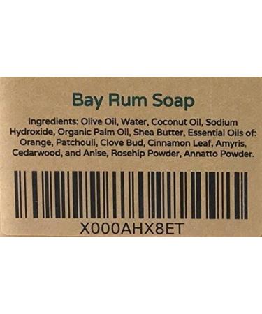 YANKEETRADERS Bay Rum Soap - All Natural Vegan Handmade Soap for Men | 2 Bars - Best International Shipping - Buy Online on SooperMarket.com