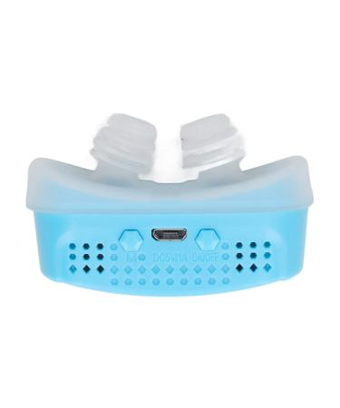 Snoring Solution Device Snore Reducing Device Easy Breathing for Travel Use(Blue)