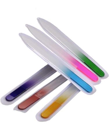 10 Pcs Glass Nail File Manicure Set - Professional Fingernail Care Tool - Buy Online on SooperMarket.com