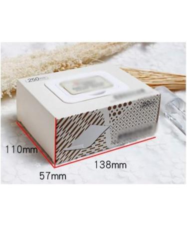 Portable Cleansing Cotton 250pcs/box Makeup Cotton Pad/Remover Cotton Face Wipe Deep Cleansing Cotton Skin Care Face Wash Paper Cosmetics Tools Soft Comfortable 5.7*11*13.8cm White - Buy Online on SooperMarket.com