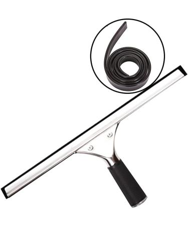 41 Inch Rubber Strip Glass Squeegee Refills Window Cleaner Scraper Strip Replacement Window Glass Cleaning Tool 2 Colors Black - Buy Online on SooperMarket.com