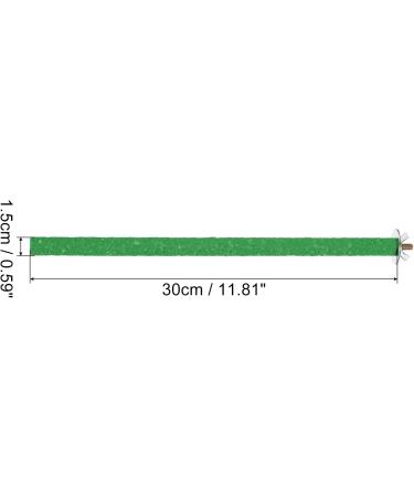 Patikil 0.6x11.8 Bird Paw Wood Bar Stand - Ideal Cage Accessory for Small Birds Parrots & Love Birds - Green - Buy Online on SooperMarket.com