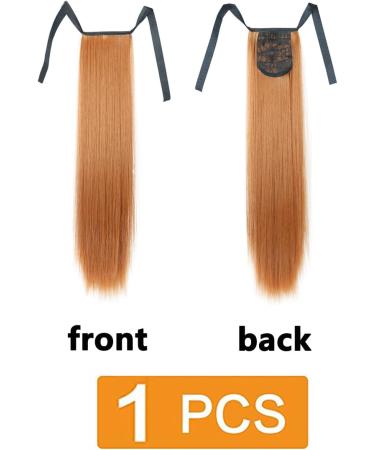 Prinfantasy Ginger Wig Long Pony Tail Hair Extension 22Inch - Wrap Around Ponytail Hairpiece for Women | 1Pc GBMW041 - Buy Online on SooperMarket.com