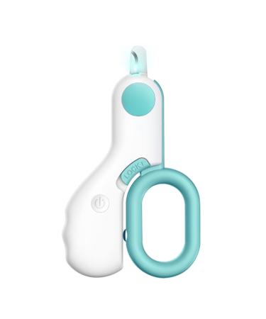 Pet Dog Cat Nail Clippers, Dog Nail Trimmers for Small Animals with LED Lights, Professional Beauty Care Tools, Avoid Excessive Cutting, Suitable for Tiny Dog Cat Rabbit Bird Puppy Kitten Blue