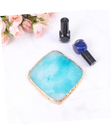 Buy NOLITOY 3 Pcs Nail Color Pallet - Resin Nail Art Tools for Stunning Nail Makeup | Gel Color Plates & Display | 9x9cm - Buy Online on SooperMarket.com