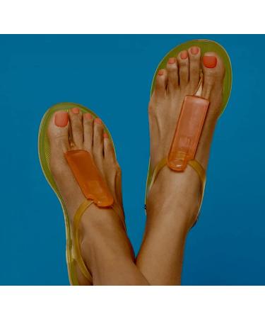 Impress Kiss Color Press-On Neon Orange Pedicure Toe Nails - 24 Count - Buy Online on SooperMarket.com