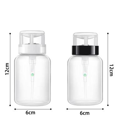 2 Pack 200ml Pump Dispenser - Nail Polish Remover Bottle for Nail Art Tool Set | Pum Pum Pum Pleple - Buy Online on SooperMarket.com