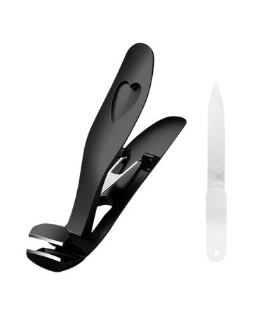 Funnaura Large Nail Clippers for Thick Nails Angled Head Comfort Clip Toe Clipper Heavy Duty Toenail Cutters
