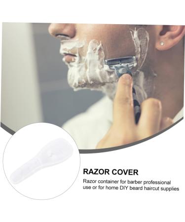 Buy Angoily 8-Piece Men's Razor Case - Durable Transparent Hard Case for Travel | Safe & Stylish Razor Container - Buy Online on SooperMarket.com