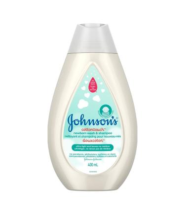 Johnson's Baby newborn bath wash and shampoo cotton touch body wash 400ml Wash 400 ml (Pack of 1)