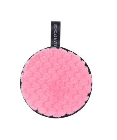 NOLITOY 6pcs Fluffy Powder Puffs Plush Makeup Remover Pads Practical Makeup Remover Pads Hair Towel Eye Makeup Remover Powder Sponge Make up Remover Pad Round Cleaning Pad