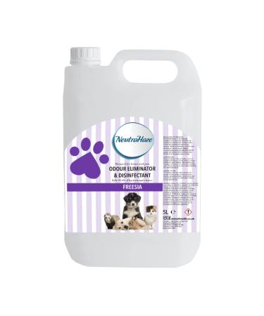 Freesia - NeutraHaze Odour Eliminator & Disinfectant - The Science Of Odour Control (5 Litre) 1.00 ml (Pack of 1)