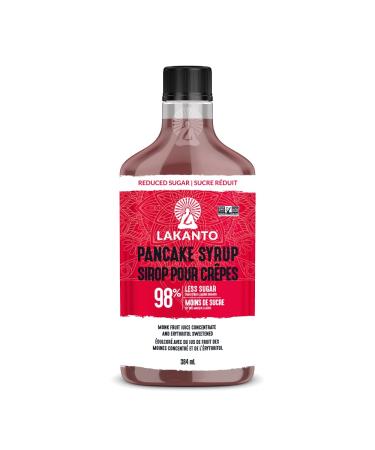 Lakanto Sugar Free Pancake Syrup - Sweetened with Monk Fruit Sweetener and Erythritol Perfect for Pancakes Waffles Oatmeal Coffee Tea Granola Frosting Marinade Dressing - Maple Flavored - 13 fl oz (384 ml)
