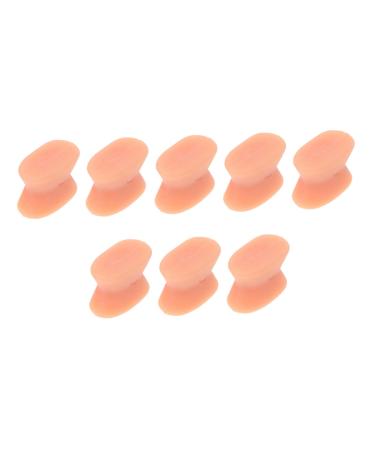 FOMIYES 8pcs Toe Separator Pedicure Tools for Feet Silicone Gel Nursing Hammer Toe Straightener Bunion Relief Protector Pedicure Toe Separator Hallux Valgus Orthotics Divider