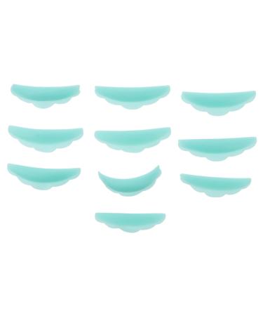 NOLITOY 10 Pairs Eyelash Silicone Gasket Eyelash Perm Gaskets. Eyelashes Grafting Gaskets Silicone Eyelash Pad False Eyelash Curling Root Washers Extend Fake Eyelashes