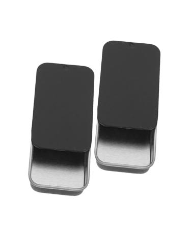 BUIFULSIC 2st storage box Mini socket with sliding cover travel pills mini slide pillen case candy tanner earrings tin tin tin tin tin tin tin tin tin canopy slider with lid