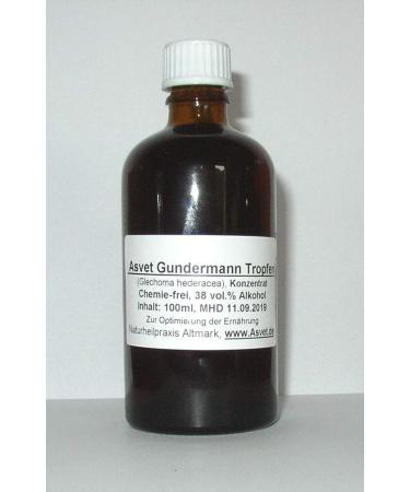 Asvet 100ml ground ivy tincture ground ivy drops prepared without chemicals handmade 100% vegan and natural!