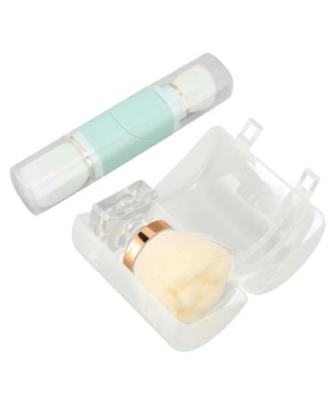 Retractable Cosmetic Brush Portable Rotate Makeup Brush Synthetic Thickened Casting for Daily